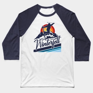 Fictional Ski Resorts Baseball T-Shirt